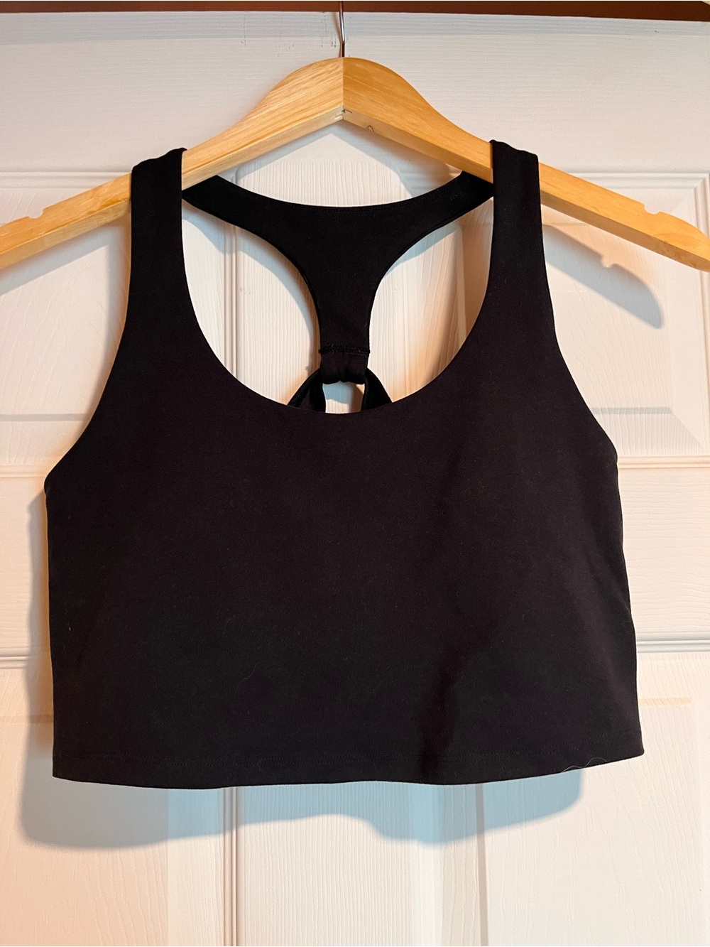 Gilly Hicks Black Racerback Sports Bra